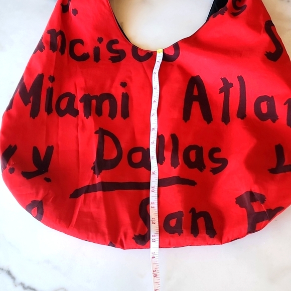 Nylon 80's Graffiti Shoulder Bag - Picture 5 of 6